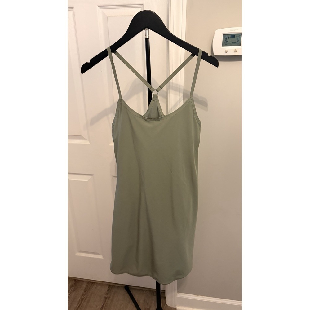Outdoor Voices The Exercise Dress Laurel Wreath Sage Green Med Athleisure Tennis